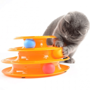 برج بازی ریلی 3 طبقه گربه